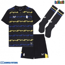 Camisa de Futebol Everton Michael Keane #5 Equipamento Alternativo Infantil 2025-26 Manga Curta (+ Calças curtas)